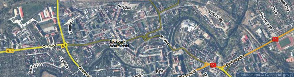 Zdjęcie satelitarne Rondo Kombatantów Rzeczypospolitej rondo.